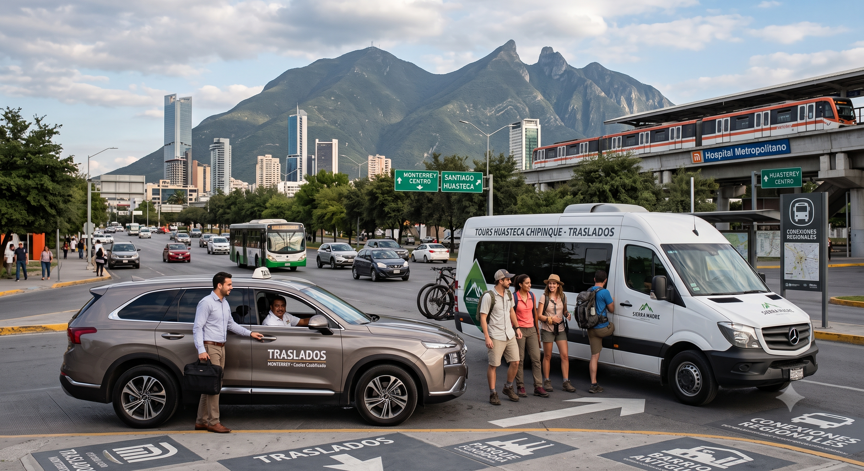 Servicio ejecutivo privado con chofer - Traslados en Monterrey